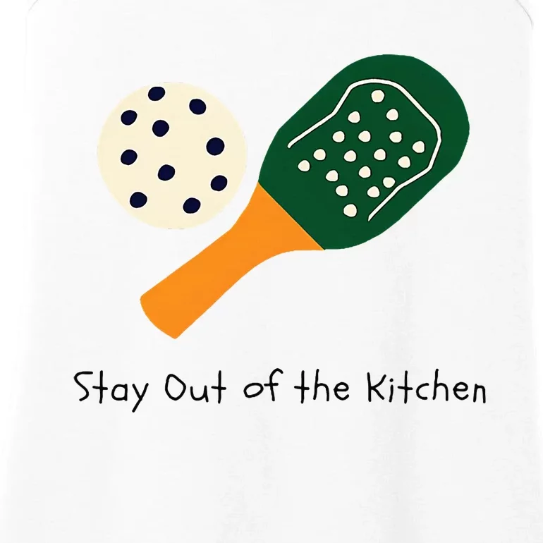 Pickleball Stay Out Of The Kitchen Ladies Essential Tank