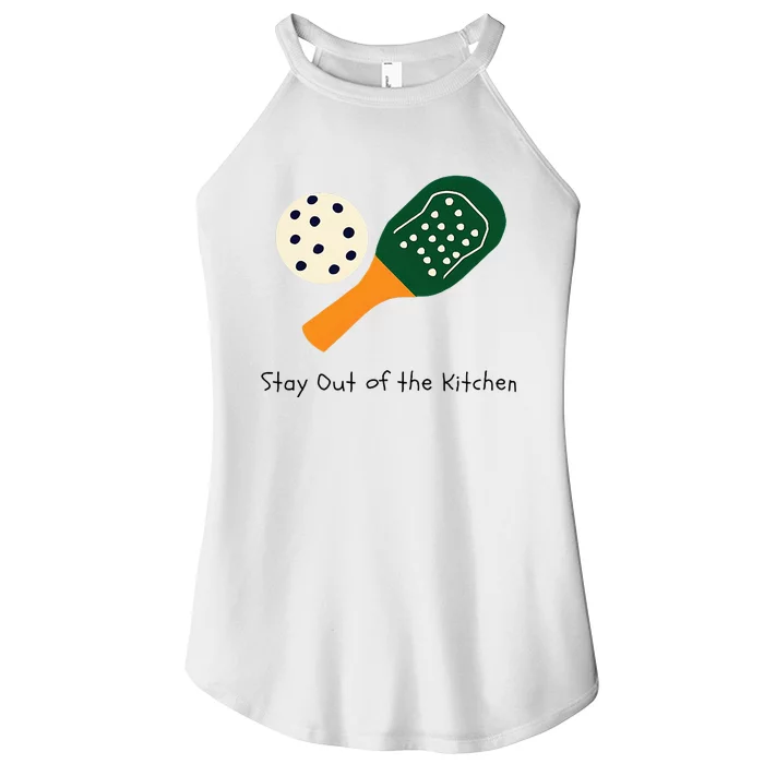 Pickleball Stay Out Of The Kitchen Women’s Perfect Tri Rocker Tank