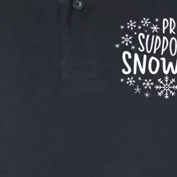 Proud Supporter Of Snow Days Funny Winter Holiday Christmas Softstyle Adult Sport Polo