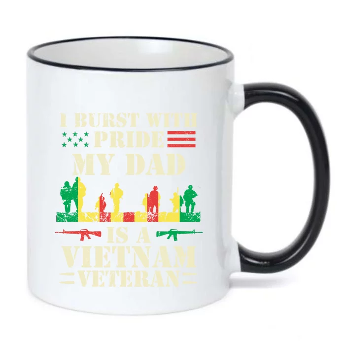 Proud Son Of A Vietnam Veteran Dad Gift Black Color Changing Mug