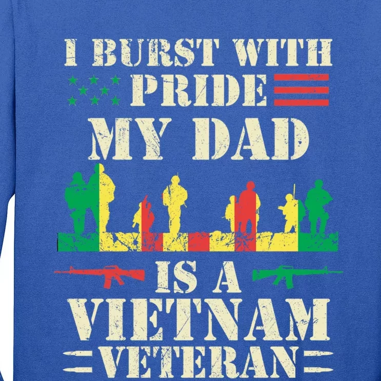 Proud Son Of A Vietnam Veteran Dad Gift Tall Long Sleeve T-Shirt