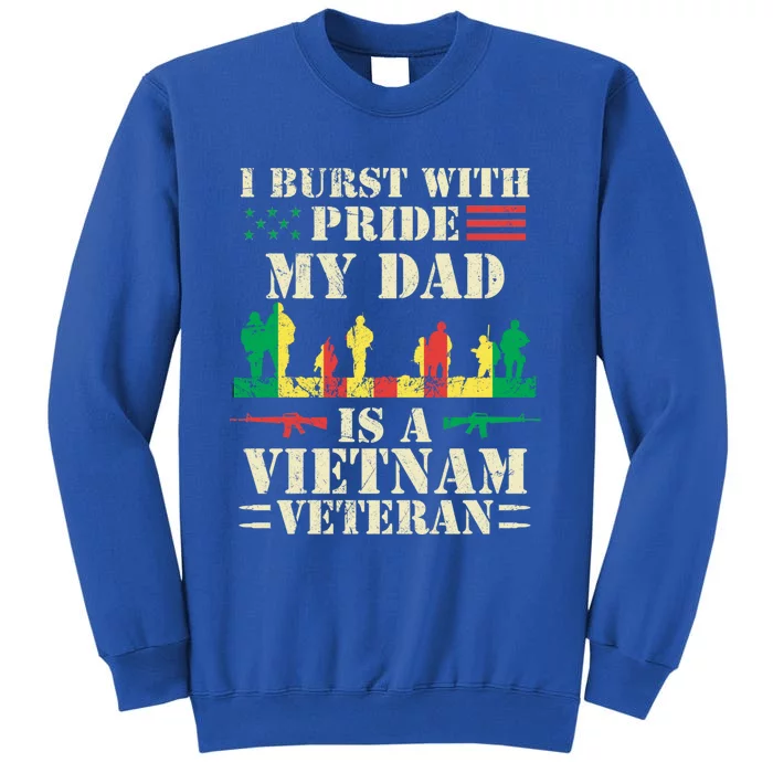 Proud Son Of A Vietnam Veteran Dad Gift Tall Sweatshirt