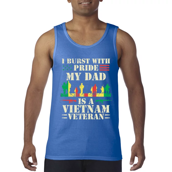 Proud Son Of A Vietnam Veteran Dad Gift Tank Top