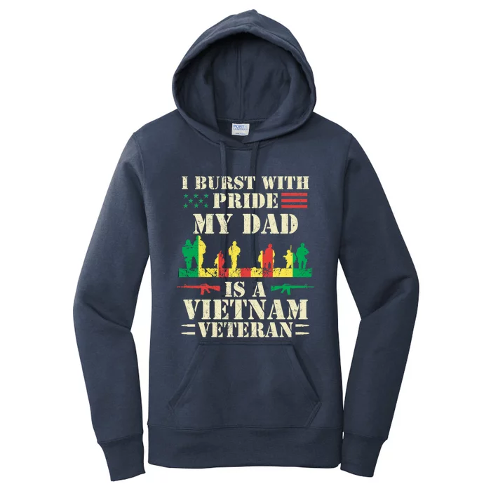 Proud Son Of A Vietnam Veteran Dad Gift Women's Pullover Hoodie