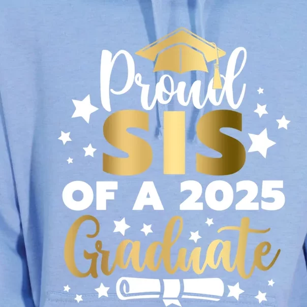 Proud Sis Of A 2025 Graduate Sister Senior 2025 Gift Unisex Surf Hoodie