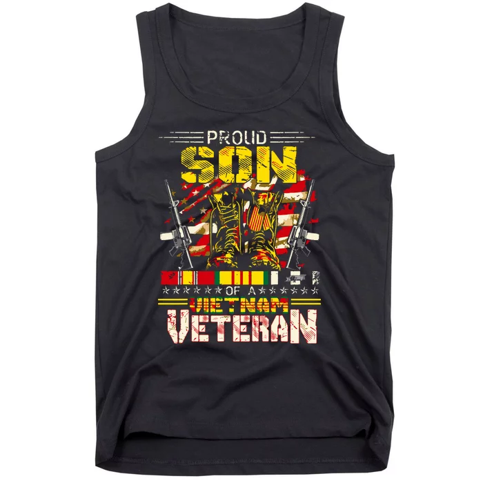 Proud Son Of A Vietnam Veteran, Vietnam War Vet Tank Top