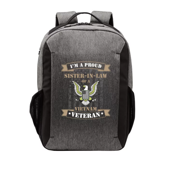 Proud Sistergiftingiftlaw Of A Vietnam Veteran Meaningful Gift Vector Backpack