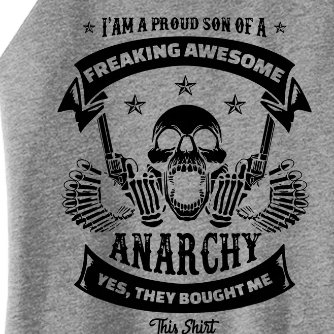 Proud Son Of An Anarchy Women’s Perfect Tri Rocker Tank