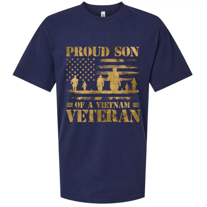 Proud Son Of A Vietnam Veteran Cute Gift Sueded Cloud Jersey T-Shirt