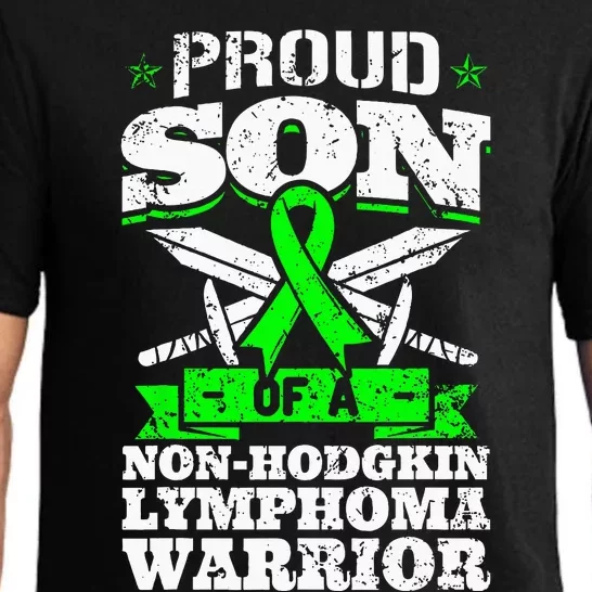 Proud Son Of A Non Hodgkin Lymphoma Warrior Awareness Pajama Set