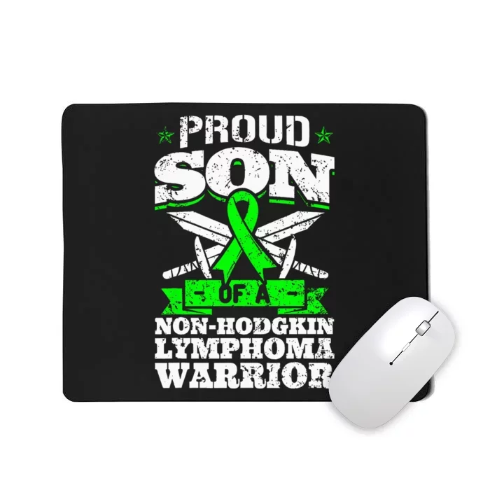 Proud Son Of A Non Hodgkin Lymphoma Warrior Awareness Mousepad