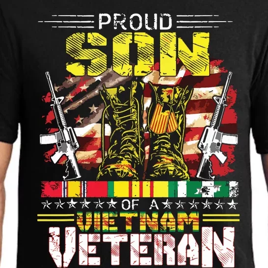 Proud Son Of A Vietnam Veteran Vietnam War Vet Pajama Set