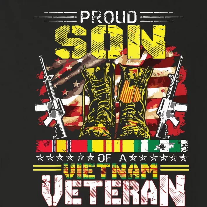 Proud Son Of A Vietnam Veteran Vietnam War Vet Toddler Long Sleeve Shirt