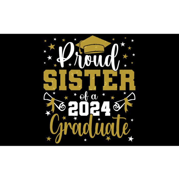 Proud Sister Of A Class Of 2024 Graduate Senior Graduation Bumper Sticker