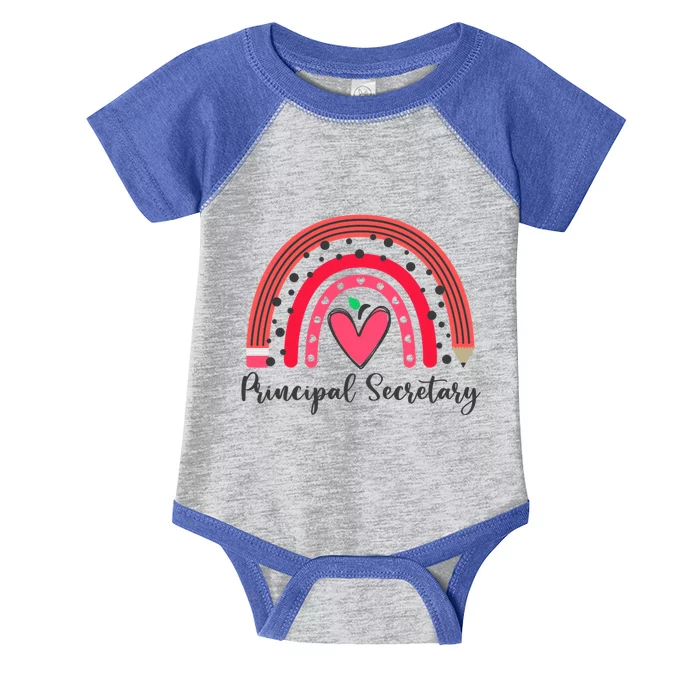 Principal Secretary One Loved Teacher Valentines For Teacher Gift Infant Baby Jersey Bodysuit