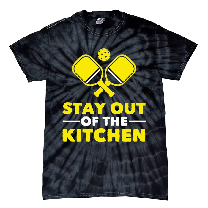 Pickleball Stay Out Of The Kitchen Tie-Dye T-Shirt