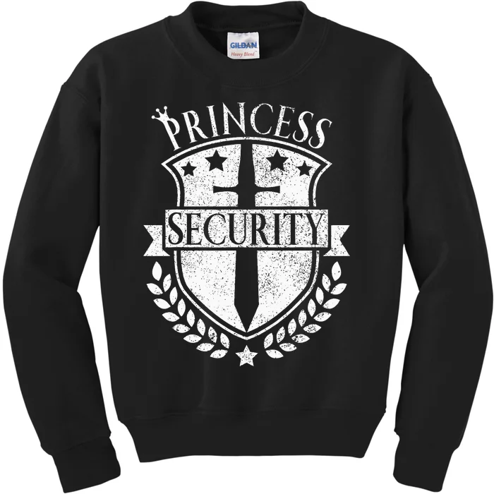 Princess Security Outfit Bday Princess Security Costume Kids Sweatshirt