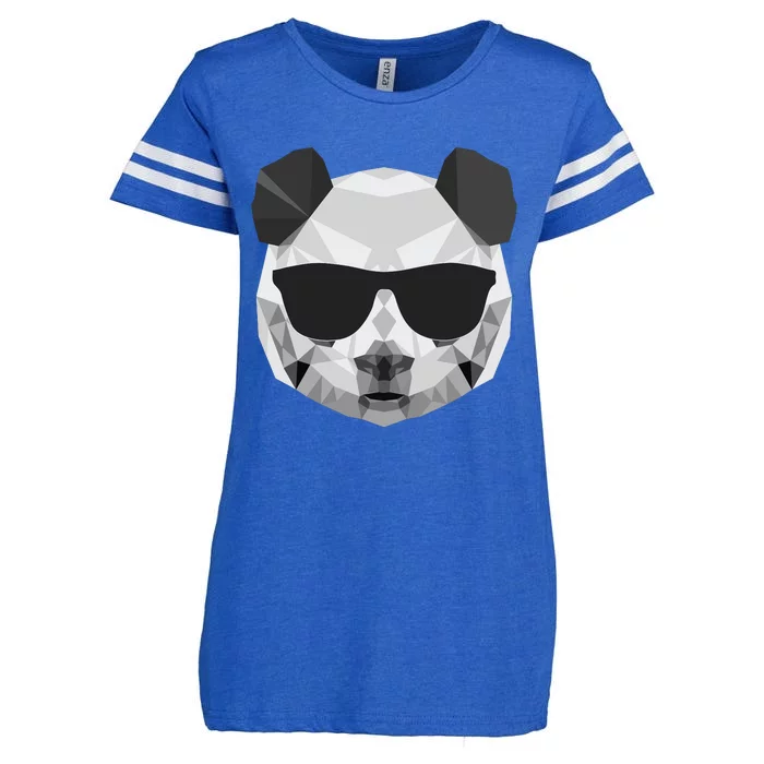 Panda Shirts Panda Polygonal Shirts Enza Ladies Jersey Football T-Shirt