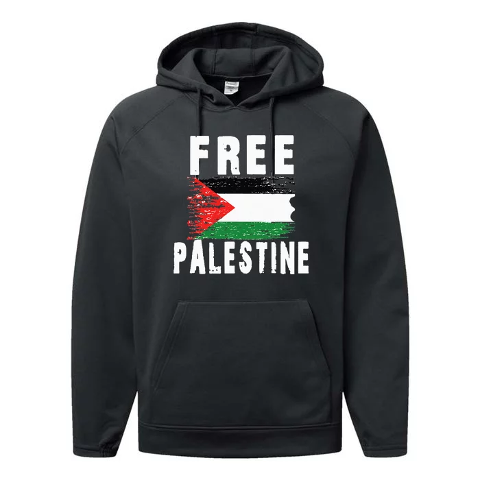 Palestine Strong . Performance Fleece Hoodie