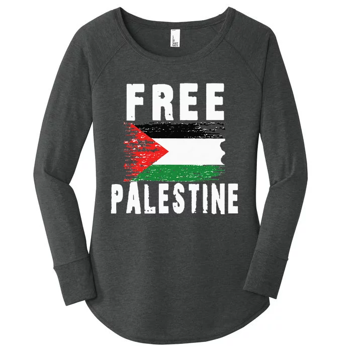 Palestine Strong . Women's Perfect Tri Tunic Long Sleeve Shirt