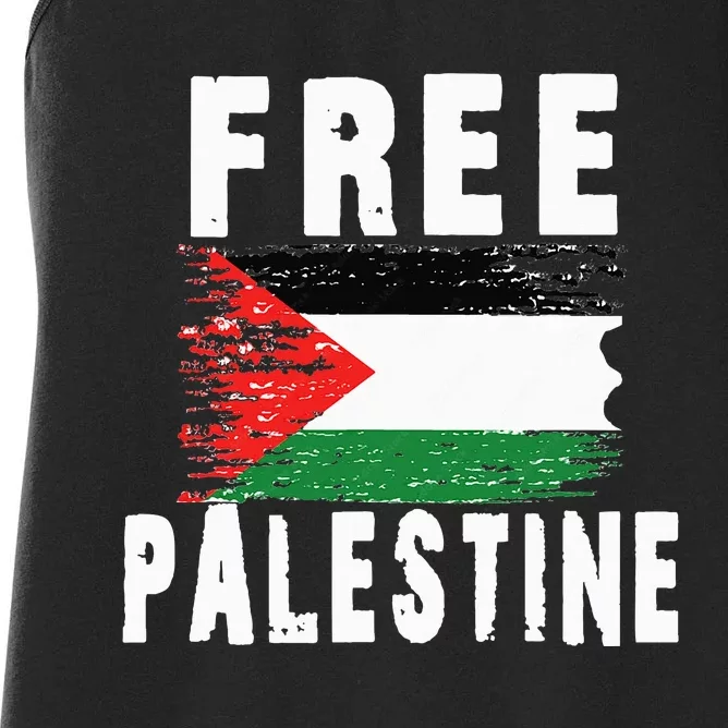 Palestine Strong . Women's Racerback Tank