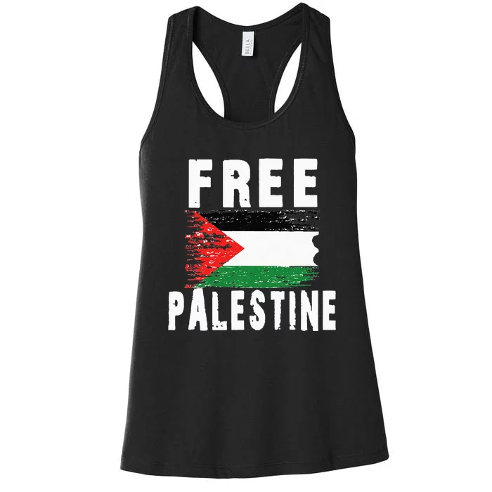 Palestine Strong . Women's Racerback Tank