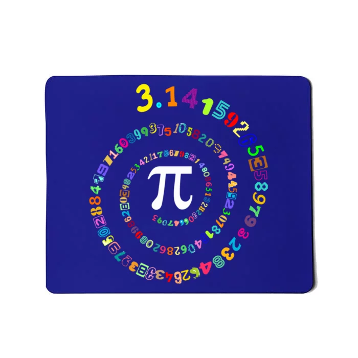 Pi Spiral Pi Day Cool Gift Funny Gift Mousepad