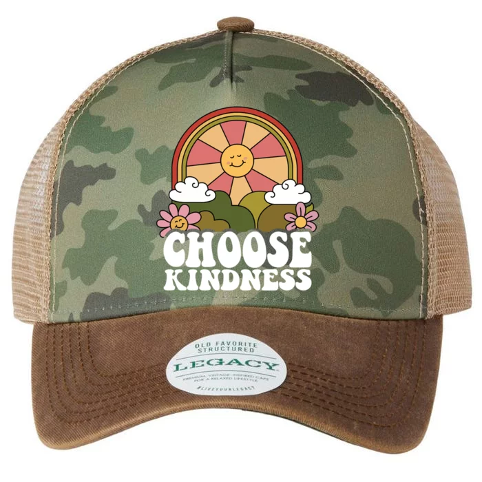 Positive Sun Peace Hippie Choose Kindness Earth Day Gift Legacy Tie Dye Trucker Hat