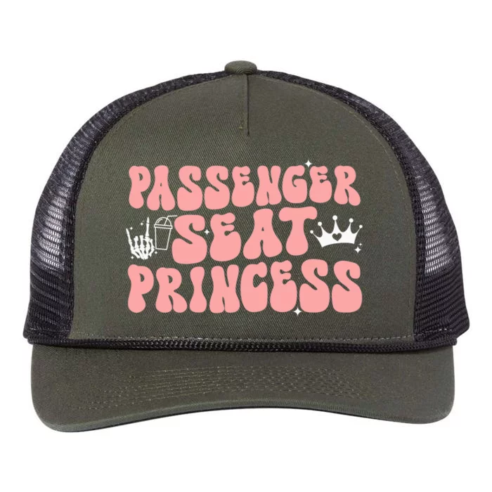 Princess Seat passenger Trendy Retro Rope Trucker Hat Cap