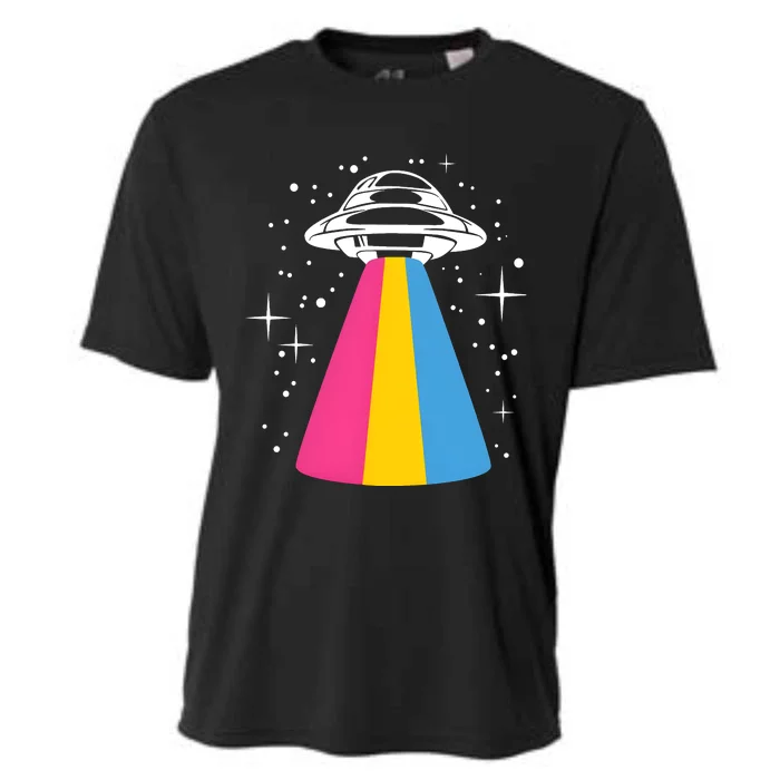 Pan Spaceship Pansexual Pride Lgbt Lgbtq Month Cooling Performance Crew T-Shirt