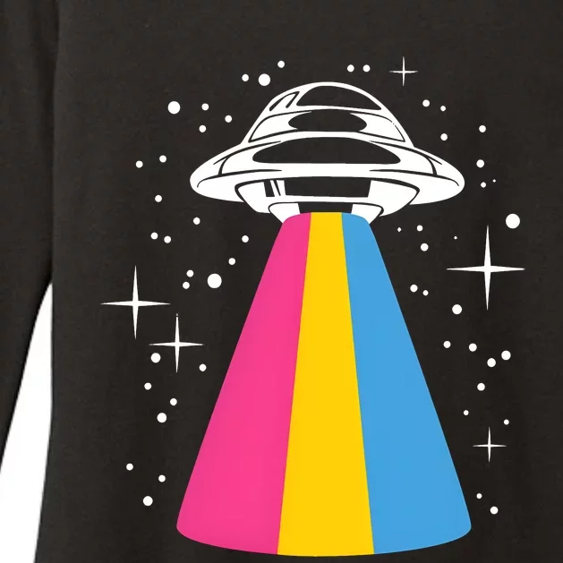 Pan Spaceship Pansexual Pride Lgbt Lgbtq Month Womens CVC Long Sleeve Shirt