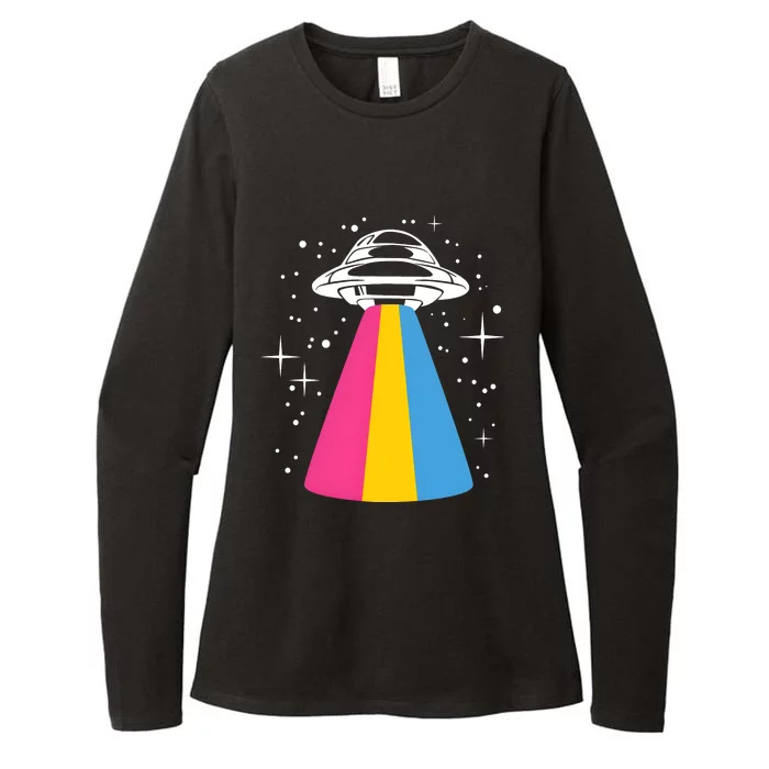 Pan Spaceship Pansexual Pride Lgbt Lgbtq Month Womens CVC Long Sleeve Shirt