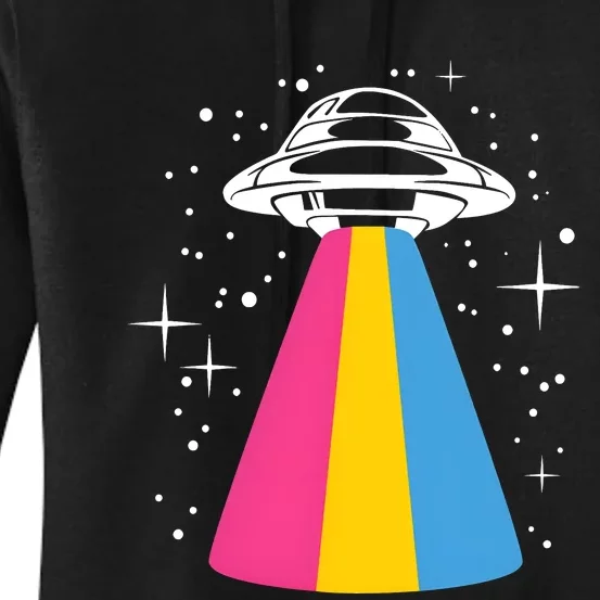 Pan Spaceship Pansexual Pride Lgbt Lgbtq Month Women's Pullover Hoodie