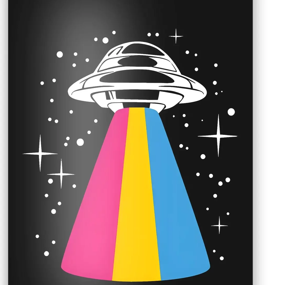 Pan Spaceship Pansexual Pride Lgbt Lgbtq Month Poster