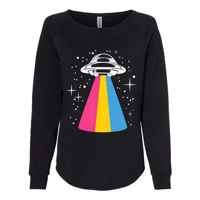 Pan Spaceship Pansexual Pride Lgbt Lgbtq Month Womens California Wash Sweatshirt