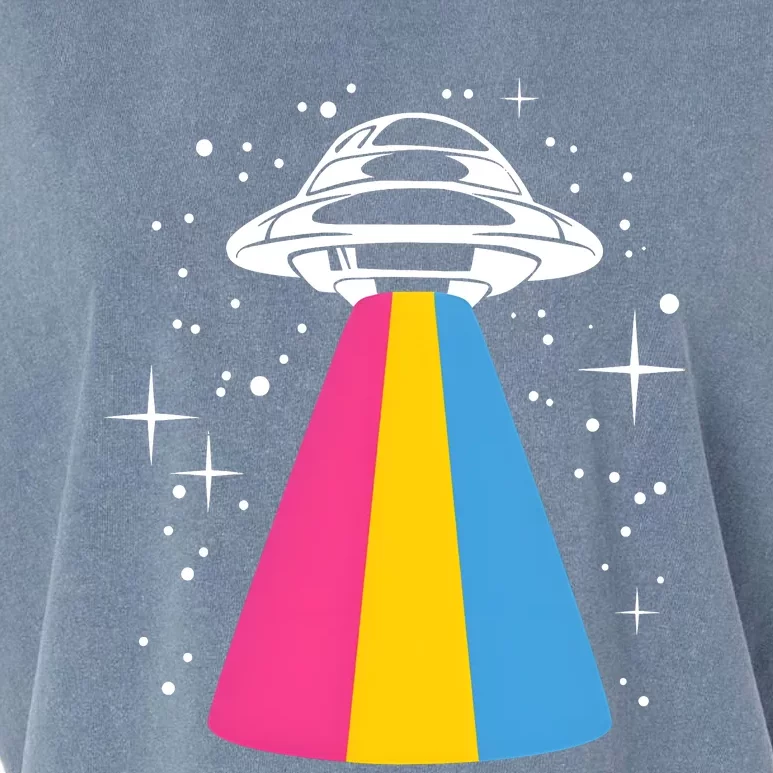 Pan Spaceship Pansexual Pride Lgbt Lgbtq Month Garment-Dyed Women's Muscle Tee