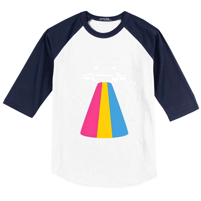 Pan Spaceship Pansexual Pride Lgbt Lgbtq Month Baseball Sleeve Shirt