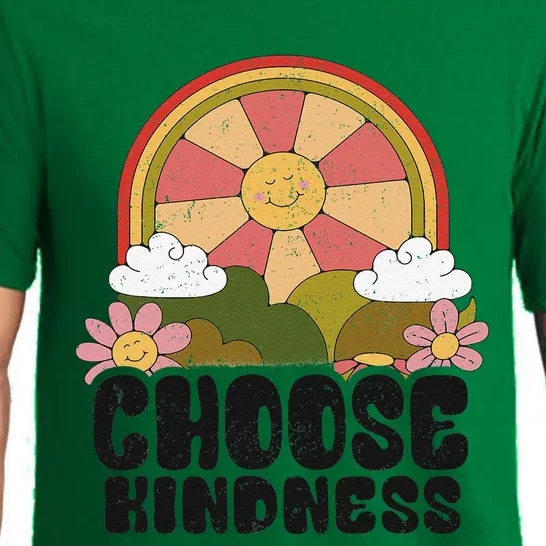 Positive Sun Peace Hippie Choose Kindness Earth Day Pajama Set