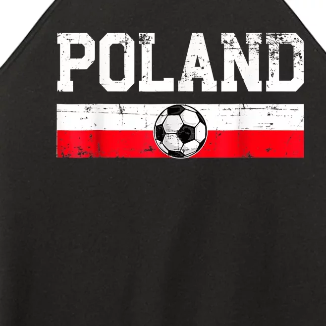 Polish Soccer  Poland Flag Jersey Football Fans Women’s Perfect Tri Rocker Tank