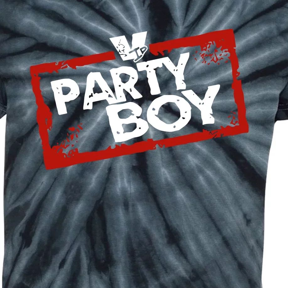 Phreshboyswag Store Party Boy Kids Tie-Dye T-Shirt