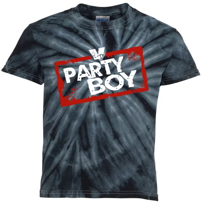 Phreshboyswag Store Party Boy Kids Tie-Dye T-Shirt