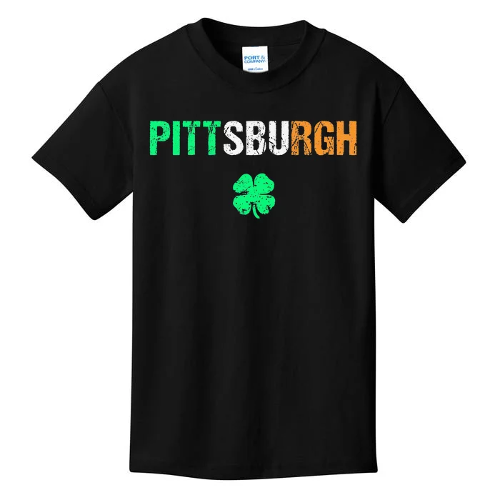 Pittsburgh Saint Patrick's Day Saint Pattys Day Kids T-Shirt