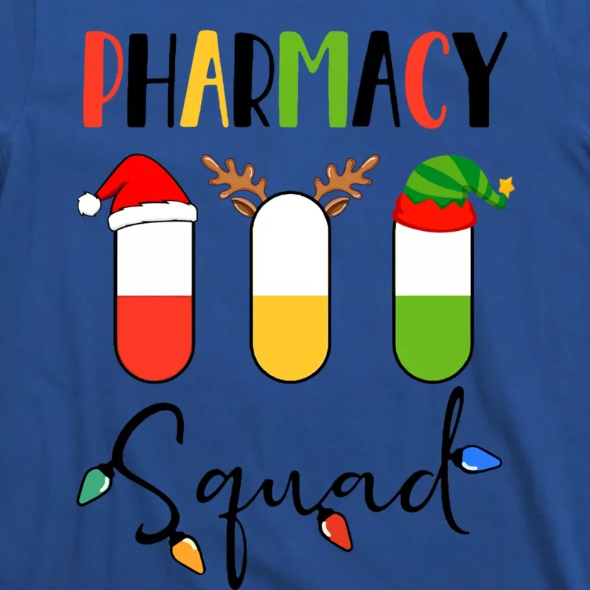 Pharmacy Squad Pills Santa Elf Reindeer Pharmacist Xmas Gift T-Shirt