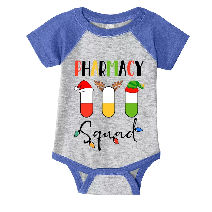 Pharmacy Squad Pills Santa Elf Reindeer Pharmacist Xmas Gift Infant Baby Jersey Bodysuit