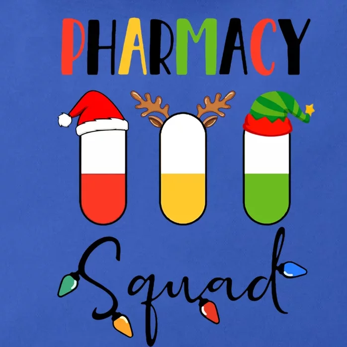 Pharmacy Squad Pills Santa Elf Reindeer Pharmacist Xmas Gift Zip Tote Bag