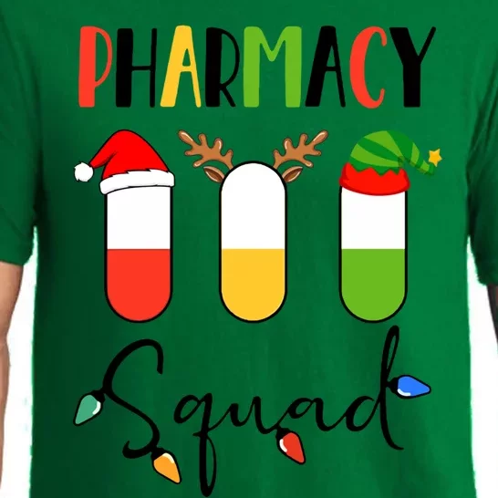 Pharmacy Squad Pills Santa Elf Reindeer Pharmacist Xmas Gift Pajama Set