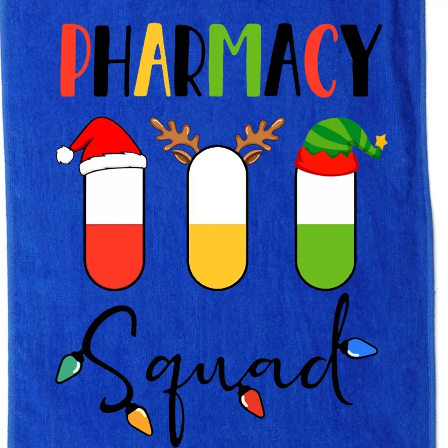 Pharmacy Squad Pills Santa Elf Reindeer Pharmacist Xmas Gift Platinum Collection Golf Towel