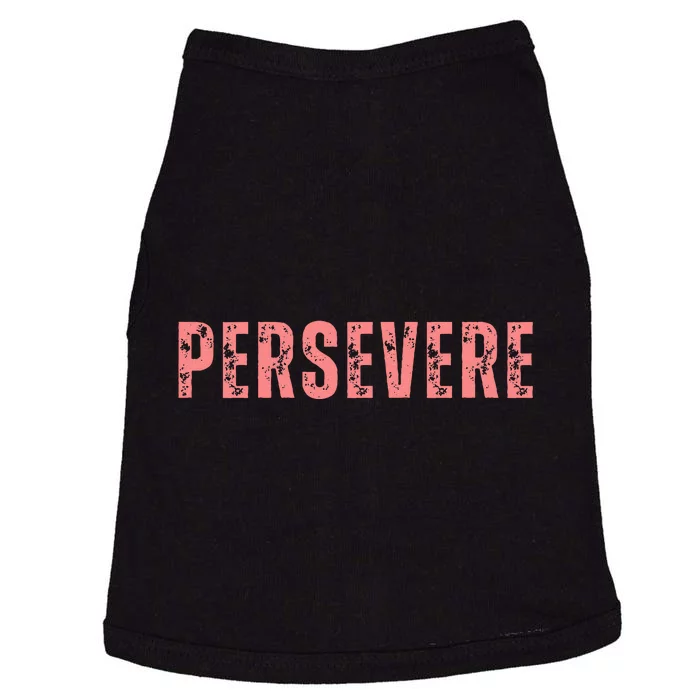 Persevere Script Doggie Tank