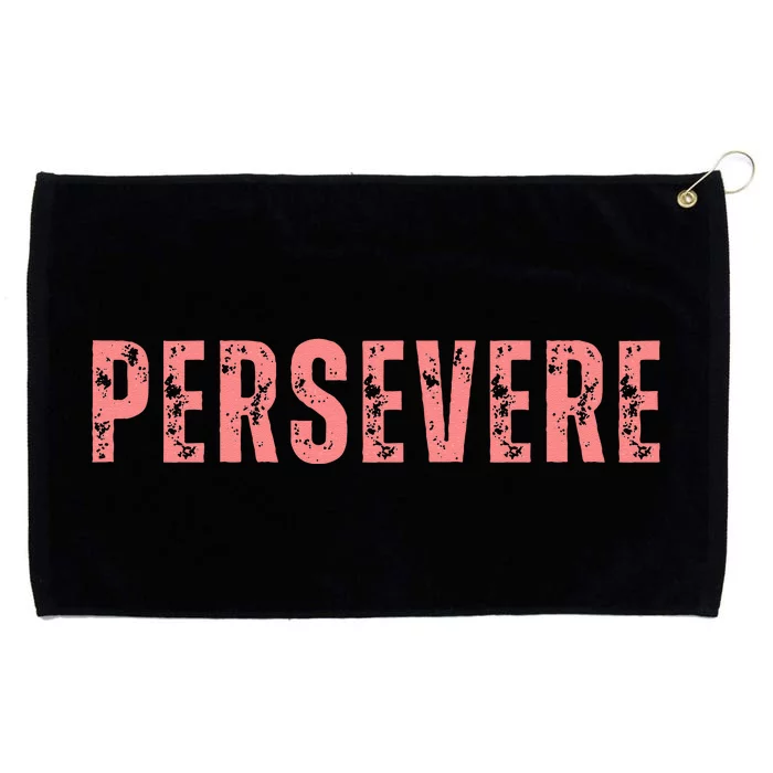 Persevere Script Grommeted Golf Towel