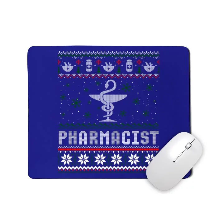 Pharmacy Student Pharmacist Ugly Christmas Xmas Sweater Gift Mousepad